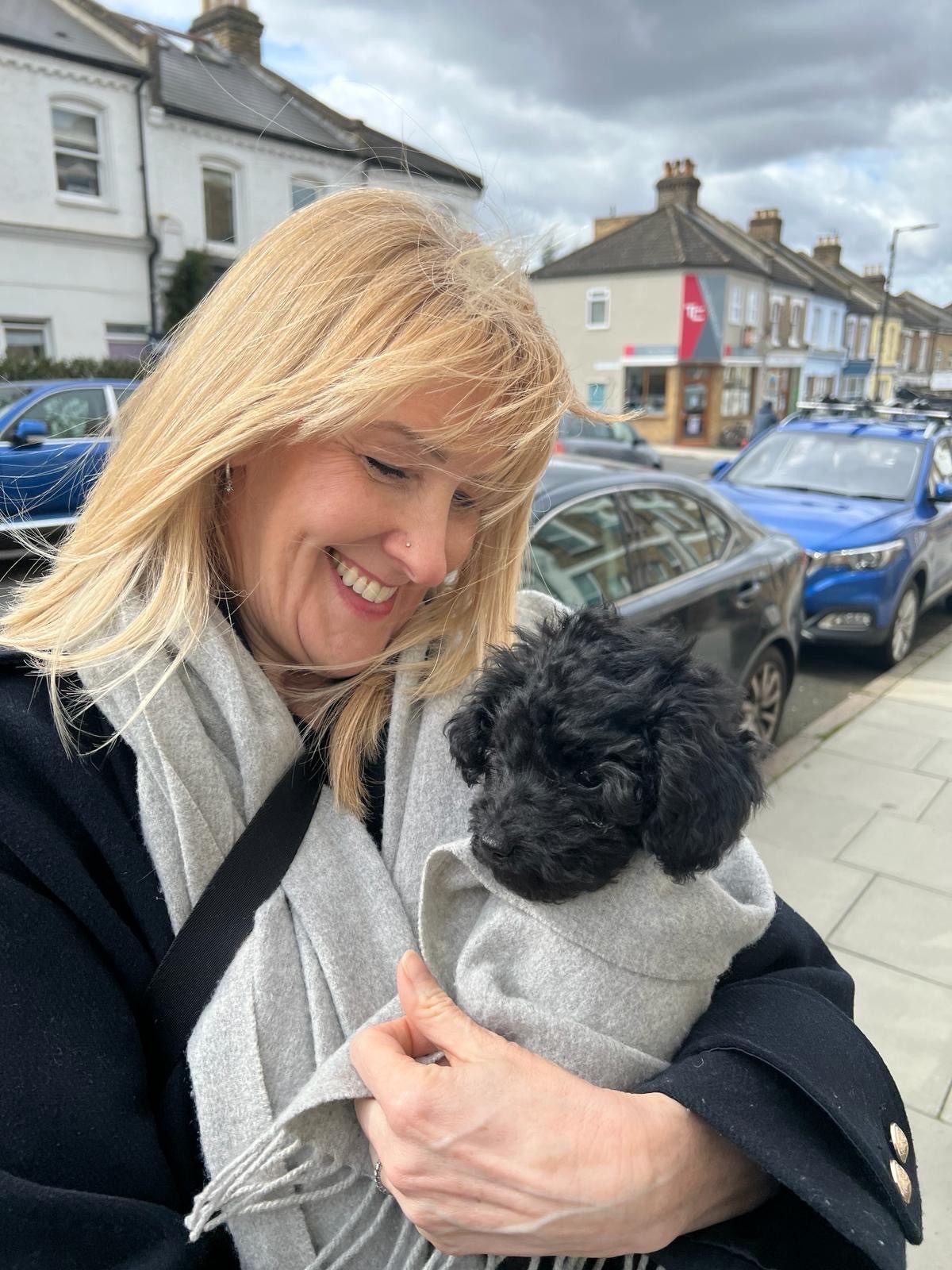 a building with persony windows