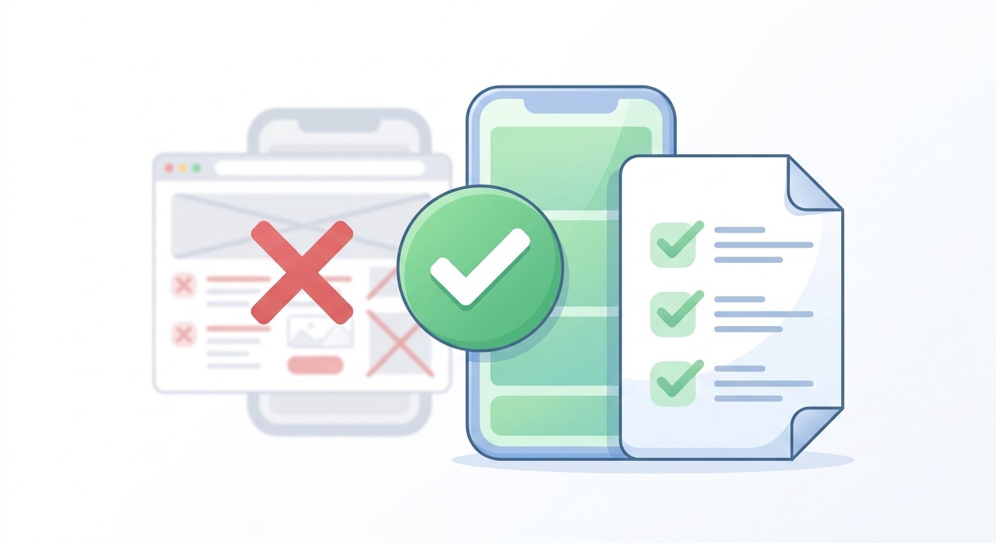 A native app passing App Store review while a thin webview app is rejected