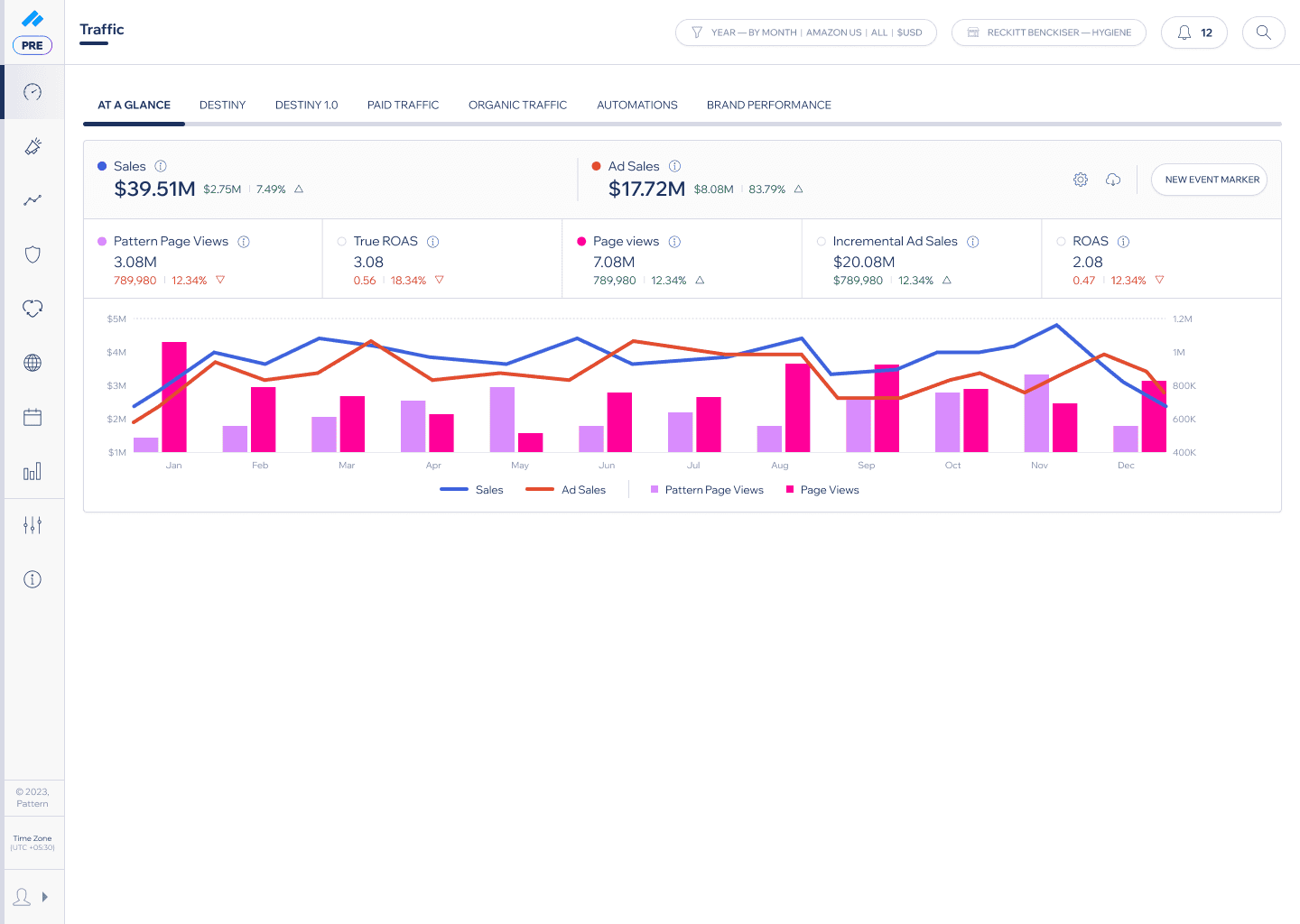 Homescreen with open bottom drawer