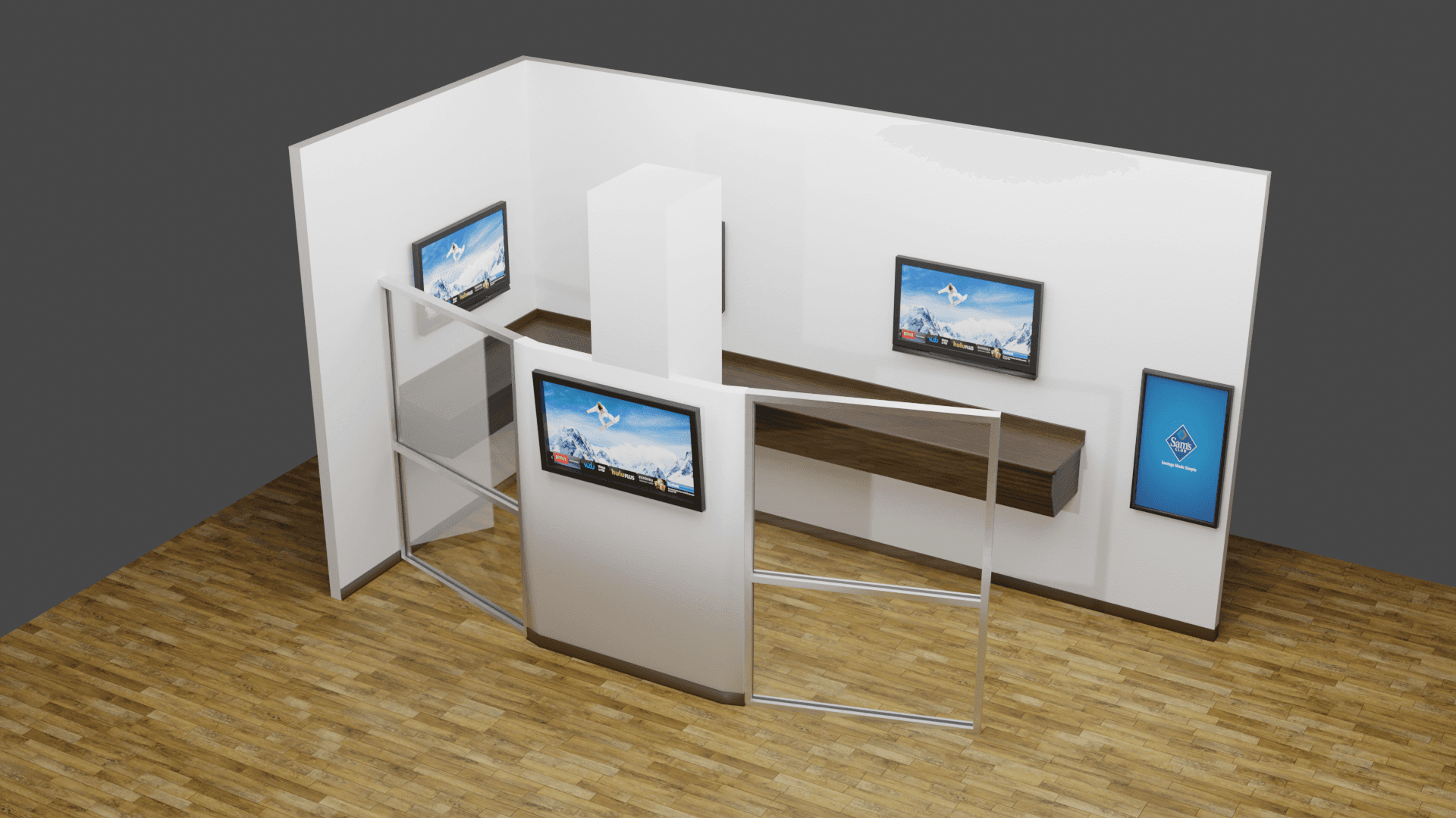 3D Rendering of a Lab