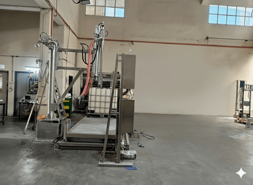 Project Showcase of Our Twin-Lance IBC Filling Machine Installation