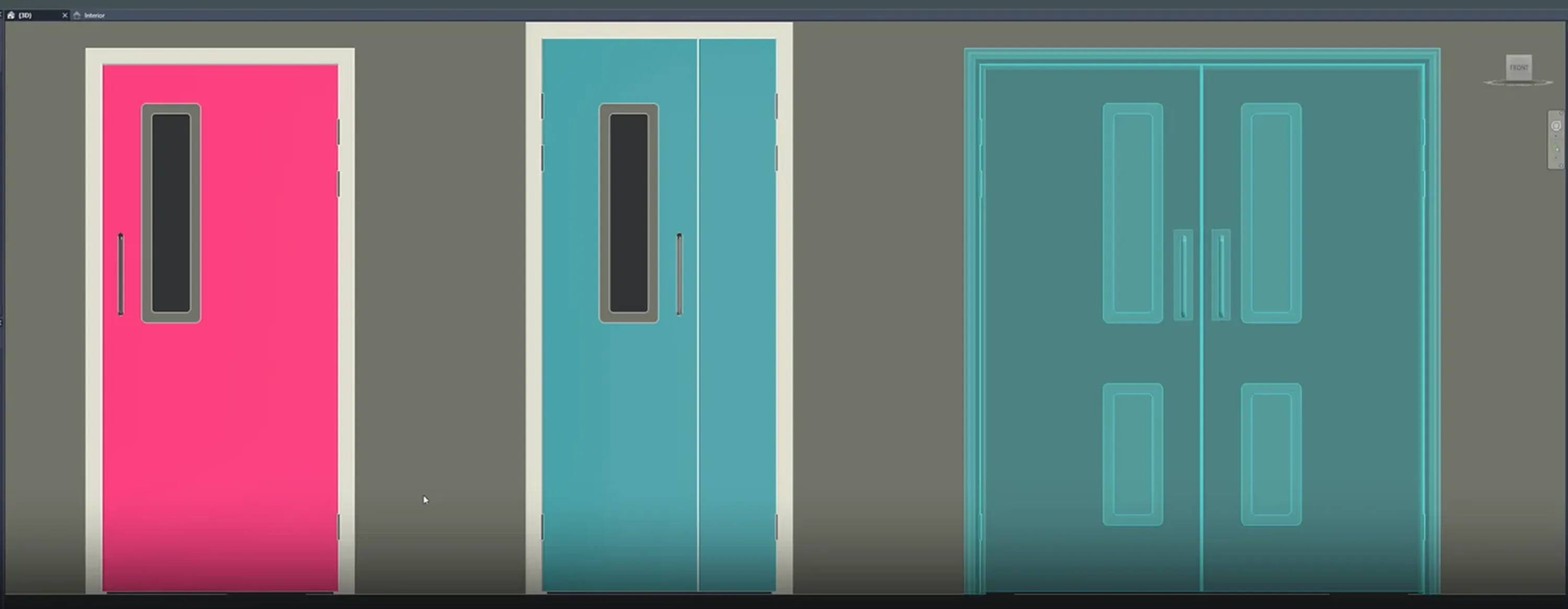 George designing Hygidoor BIMs