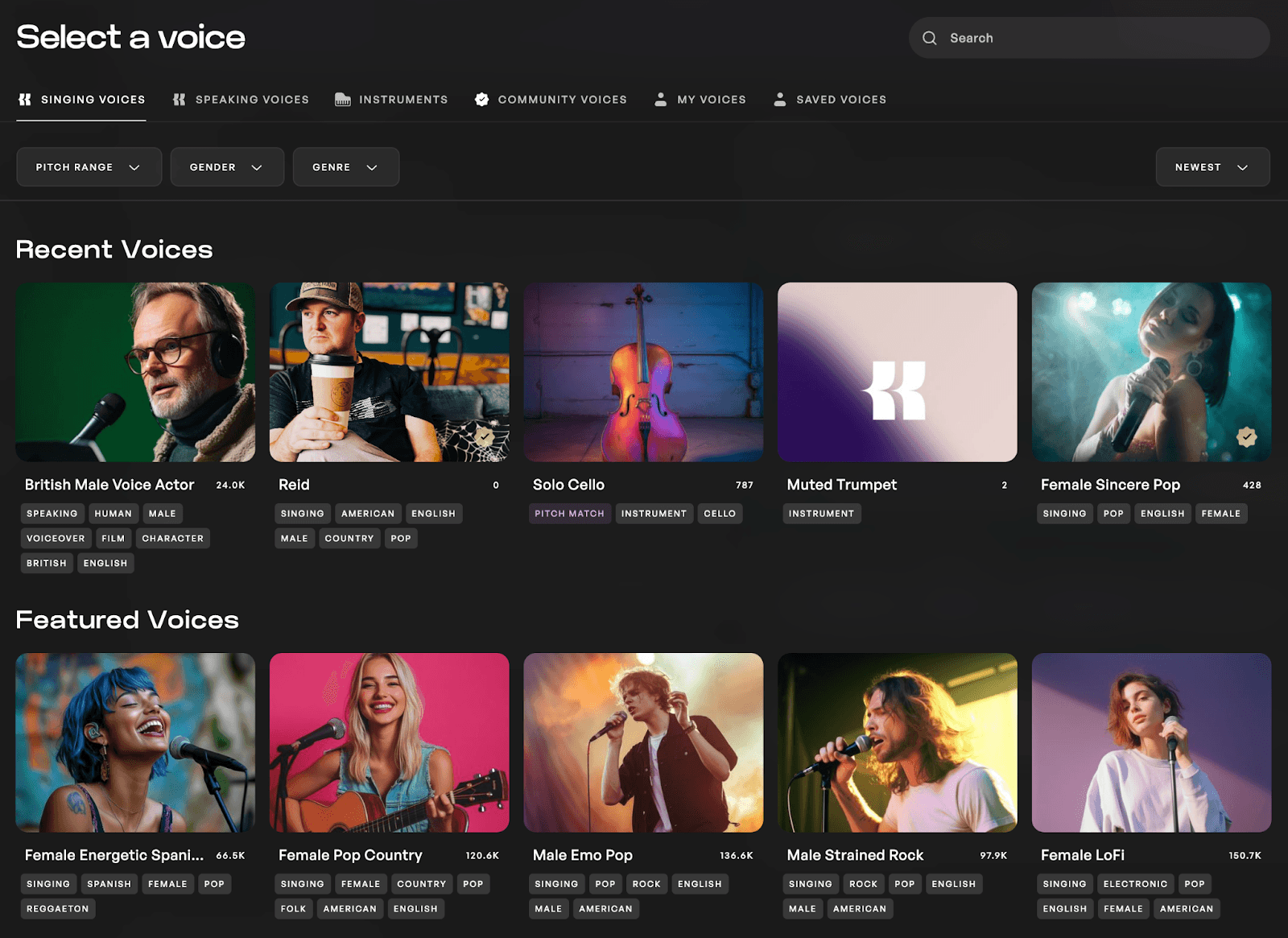 Image of Kits voice library