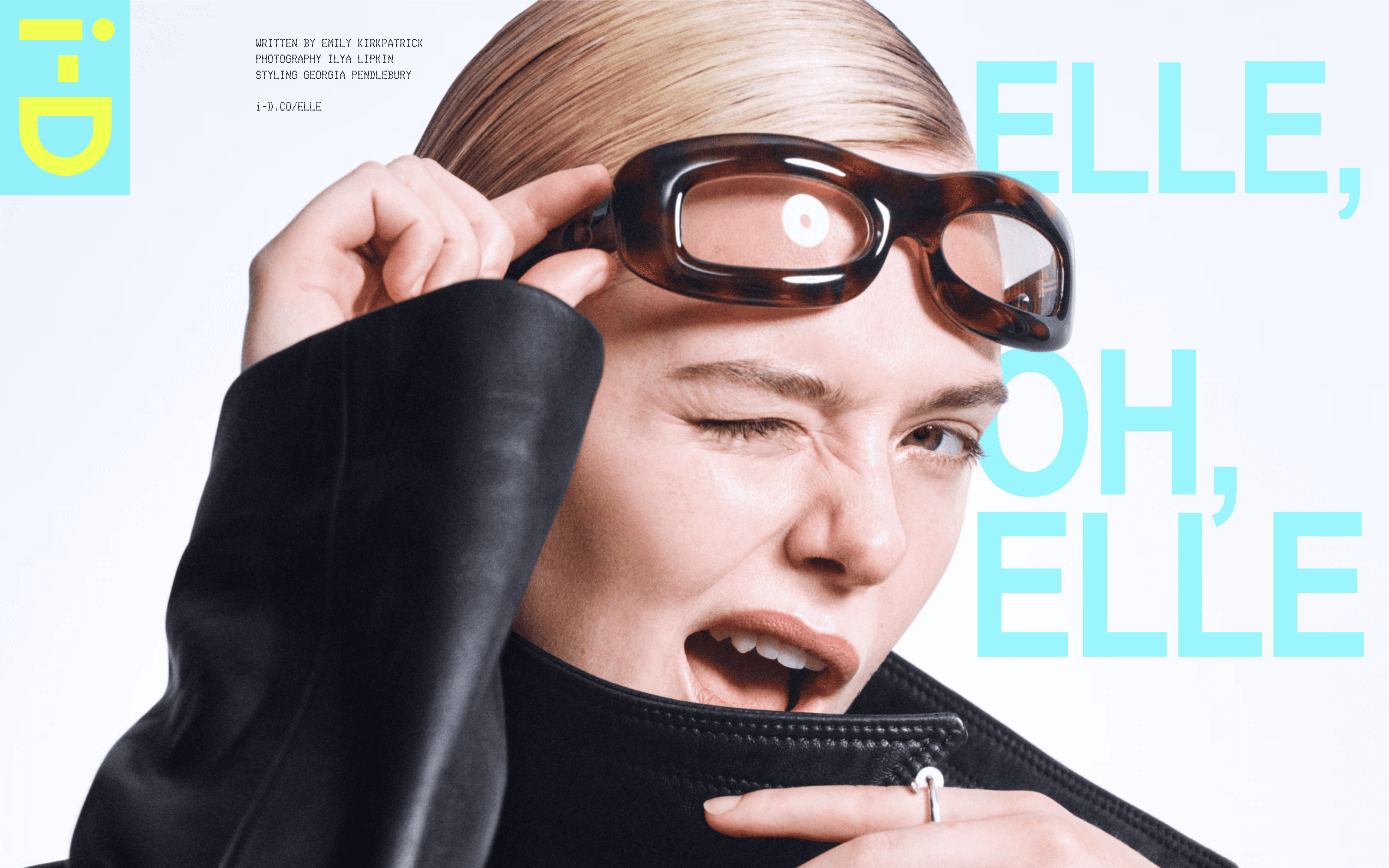 i-D Elle Fanning Site