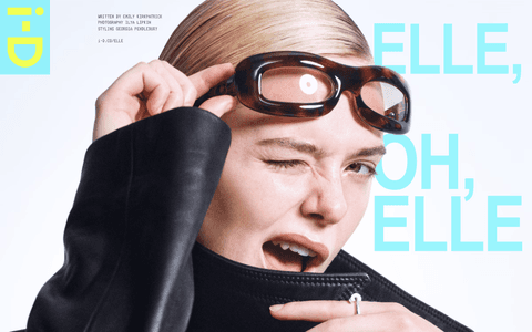 i-D Elle Fanning Site