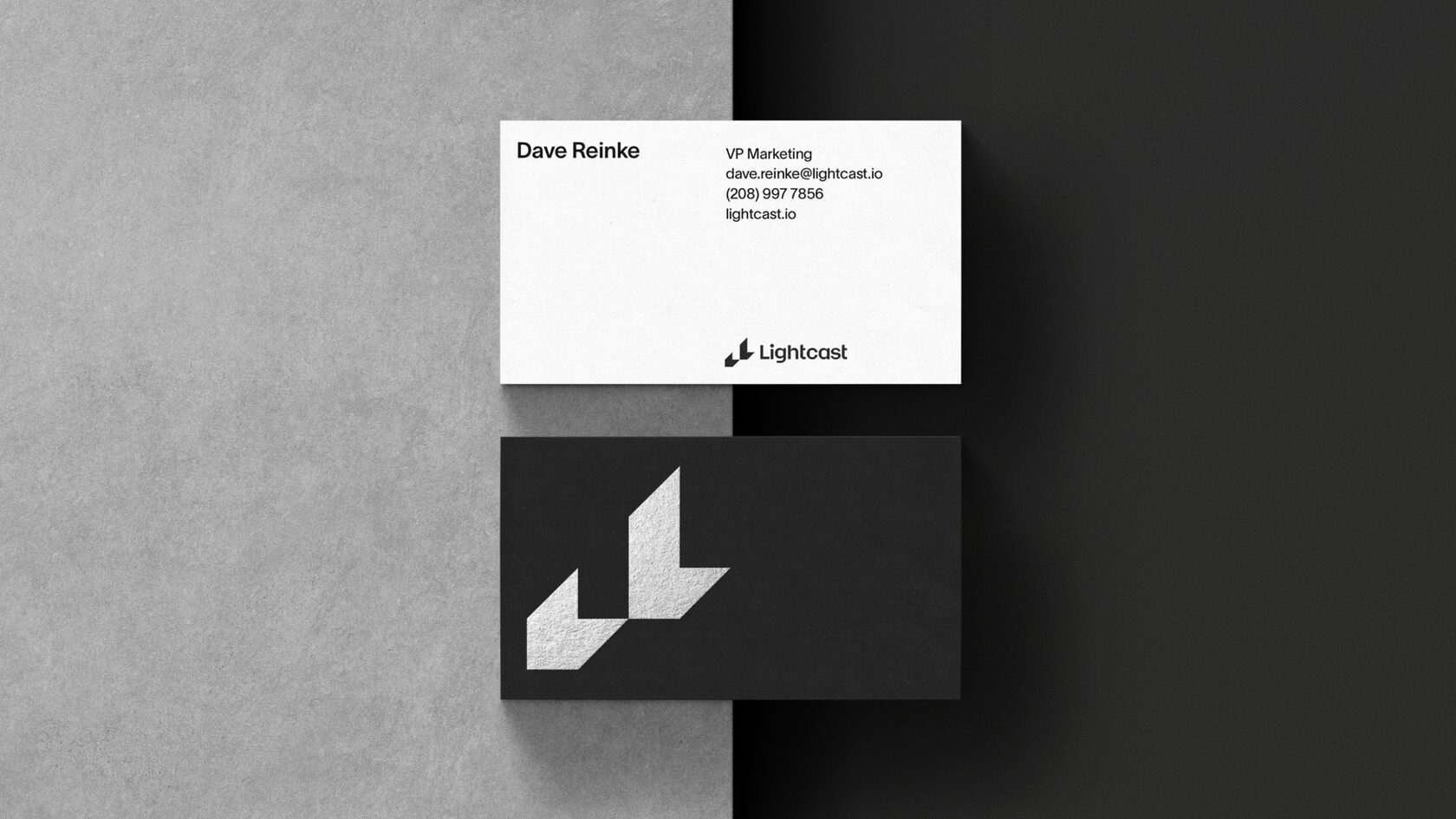 Lightcast business card