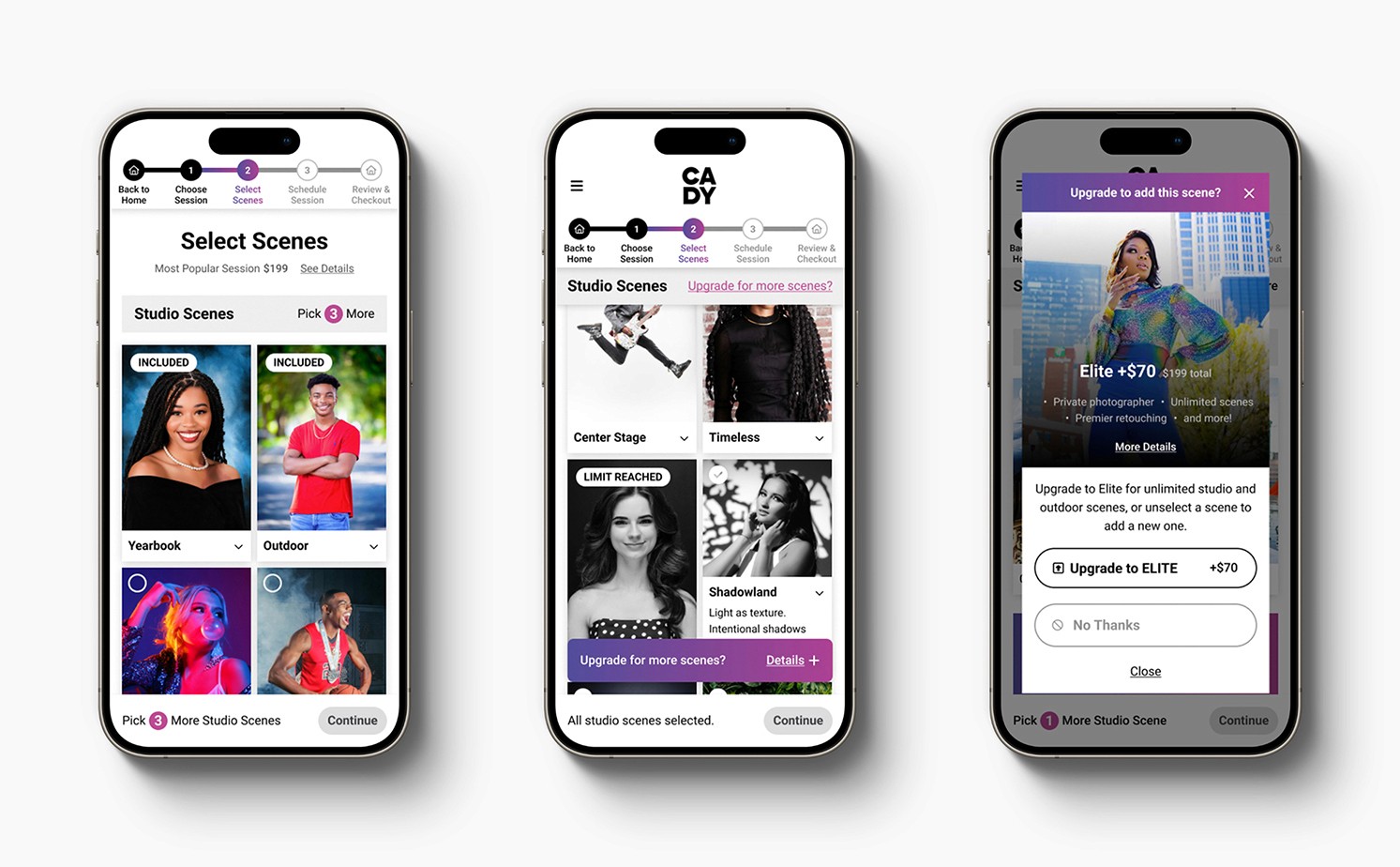 Cady Booking Website