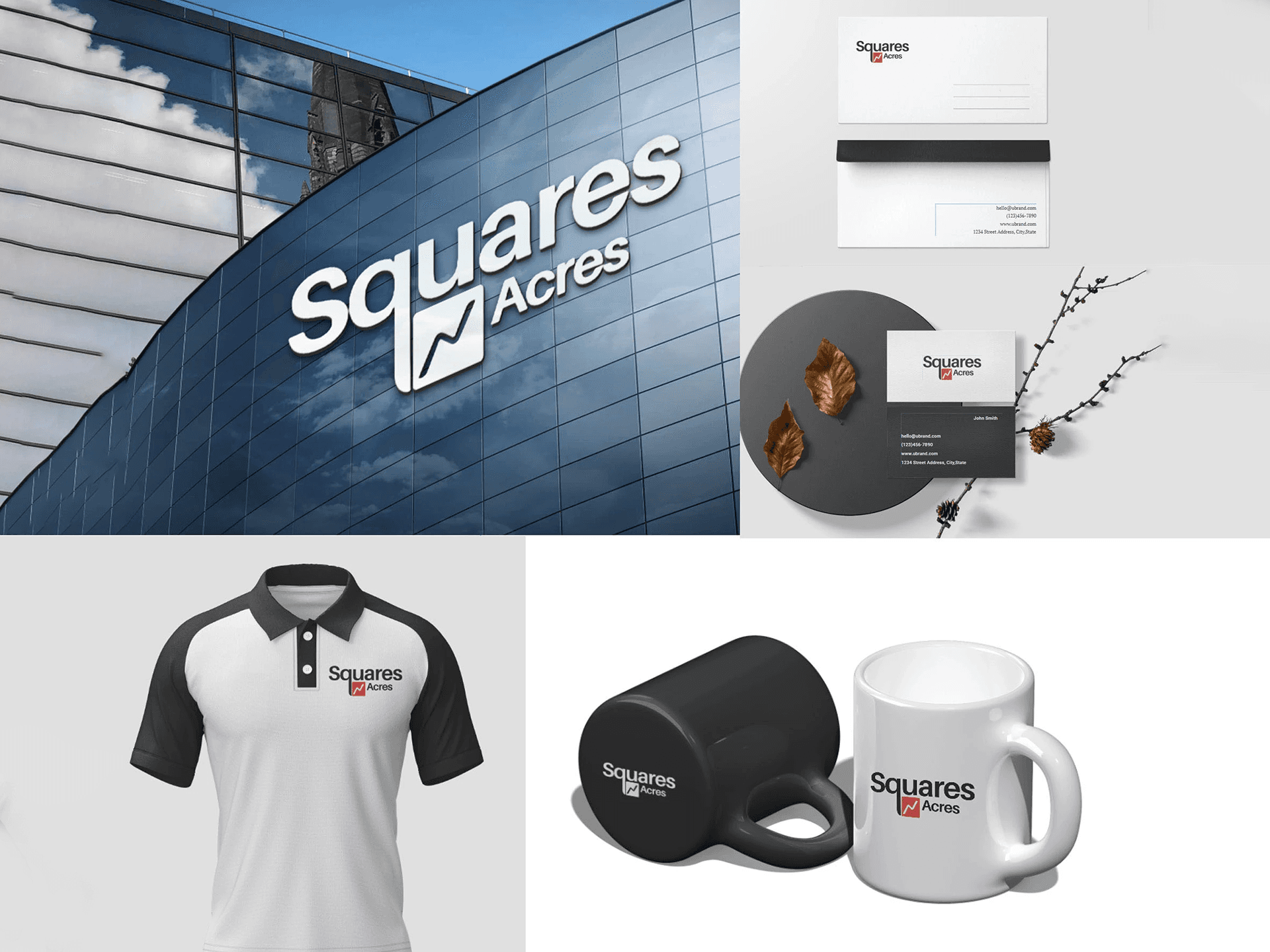 Squares N Acres Real Estate Logo Design by Venkatesh Prasad, Graphic & Brand Designer