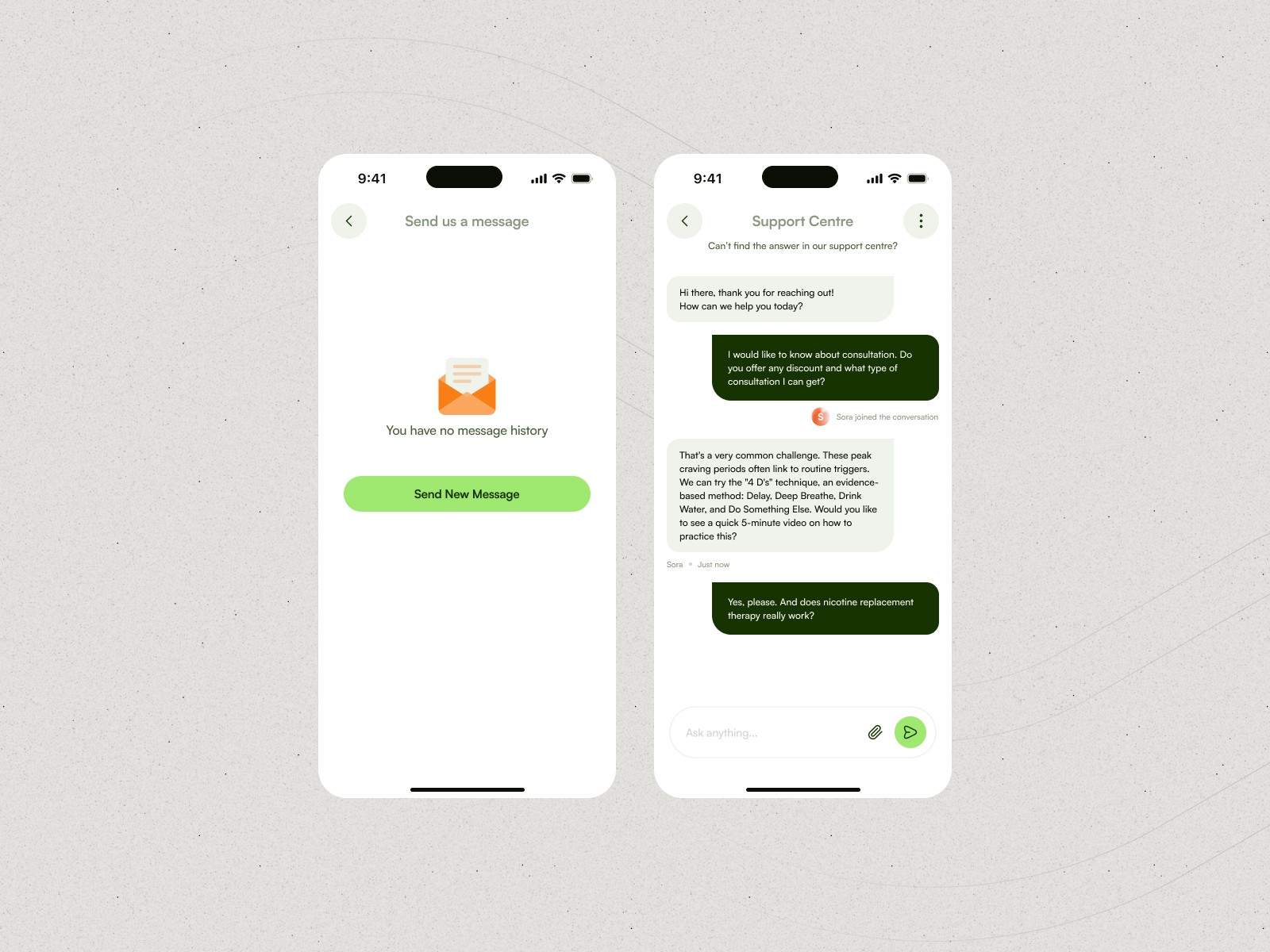 AI Chatbot Screen