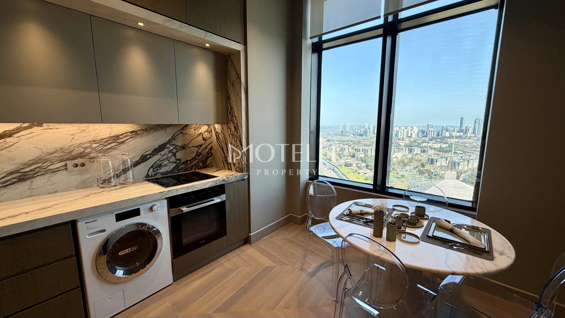 istanbul skyline view levent property