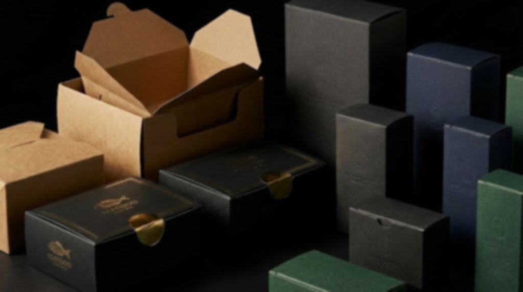 Image showing custom printed boxes, cake boxes, seafood boxes and general product boxes packaging