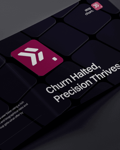 StopChurn brochure design