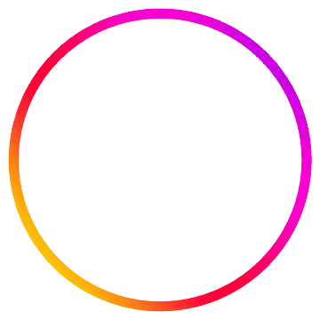 Colorful gradient circle