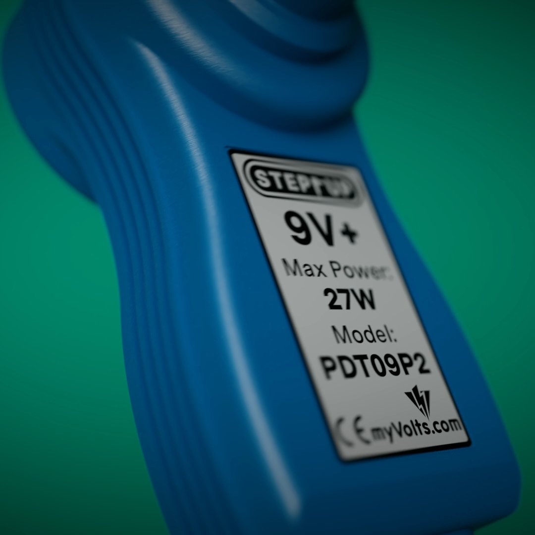 Render Step up blue color