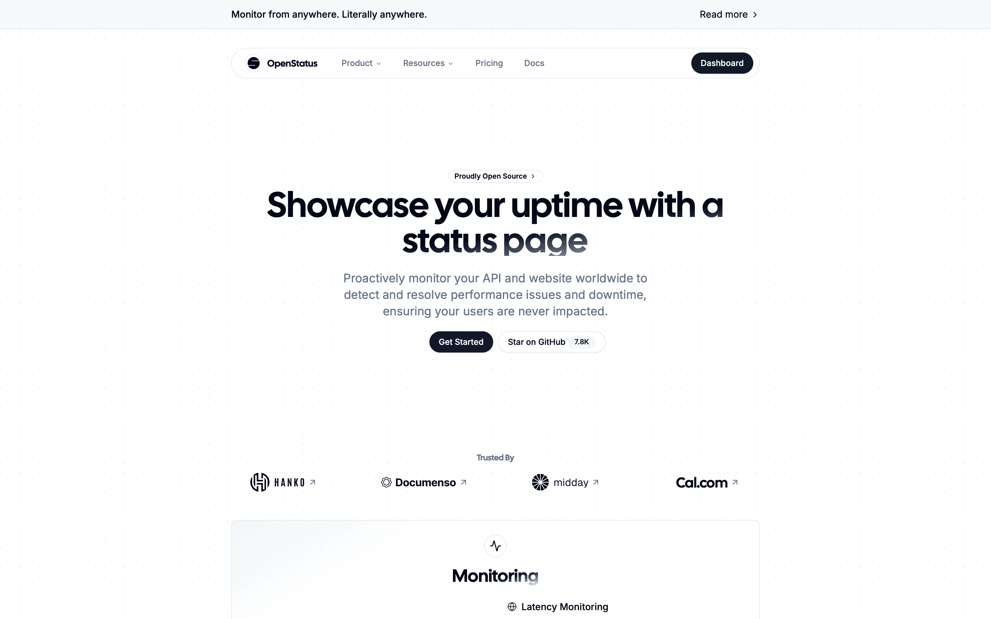 OpenStatus Thumb