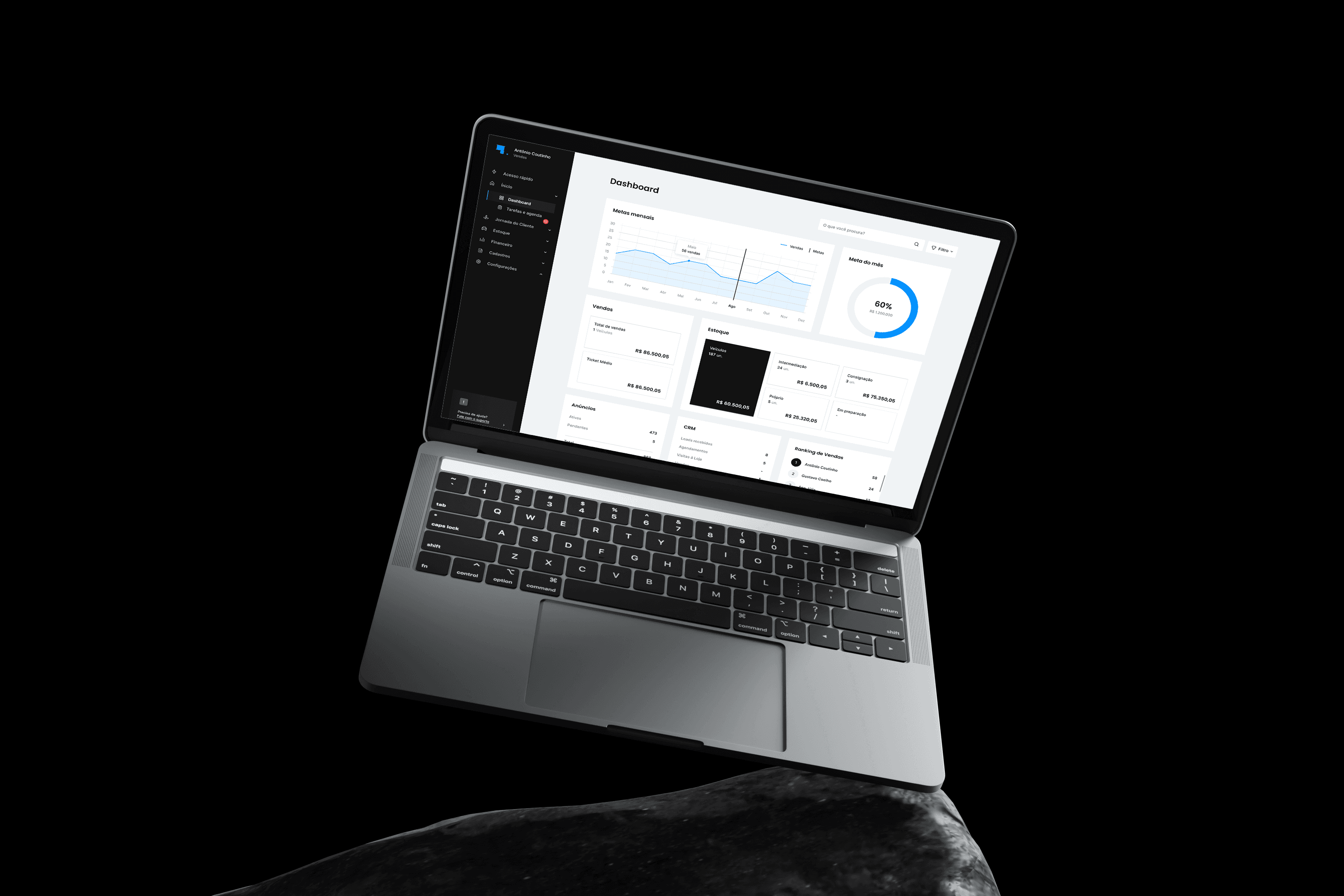 Phone showing NovaPay UI