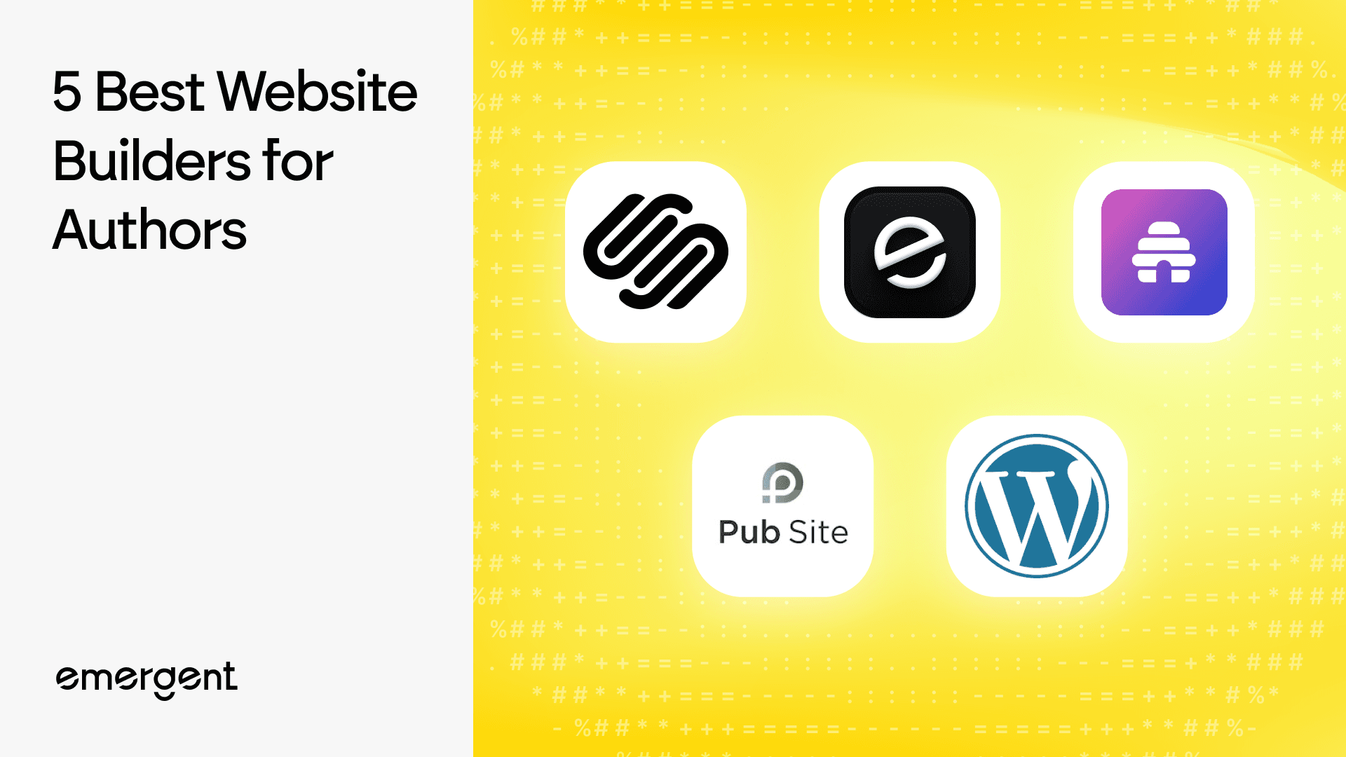 5 Best Website Builders Every Author Should Use in 2026