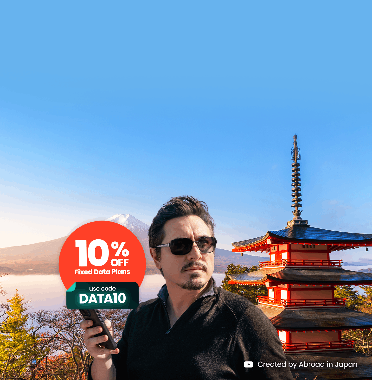 Journey Japan eSIM mobile hero image