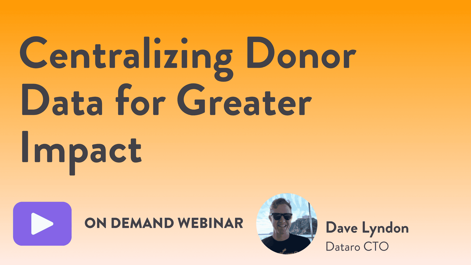 Centralizing donor data for greater impact