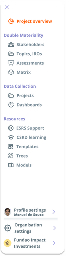 CSRD Software Suite Menu