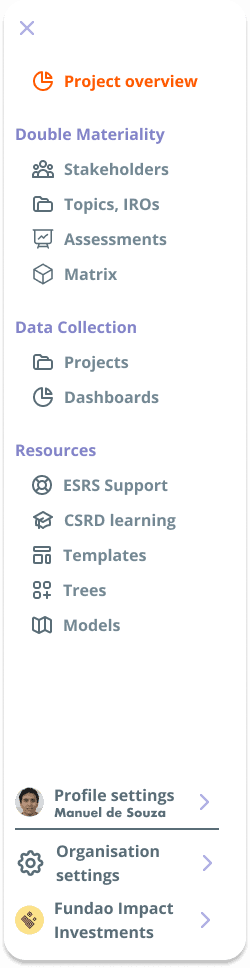 CSRD Software Suite Menu