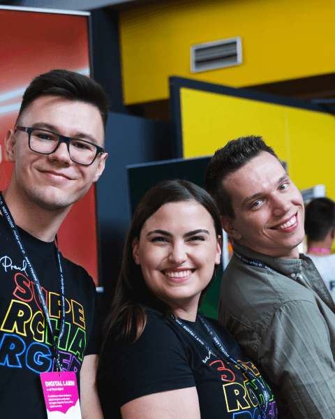 Supercharge Design team giving talks, mentoring, and connecting with the design community at conferences and workshops