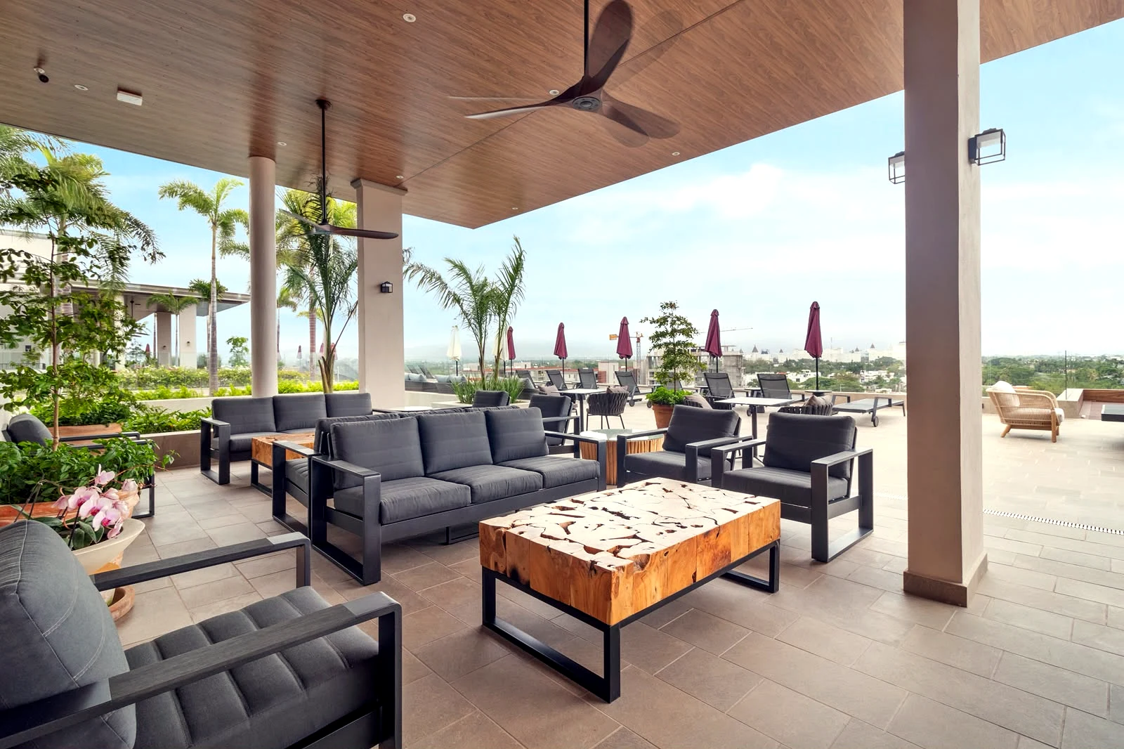 Rooftop lounge del Departamento D’Toscana Residencial