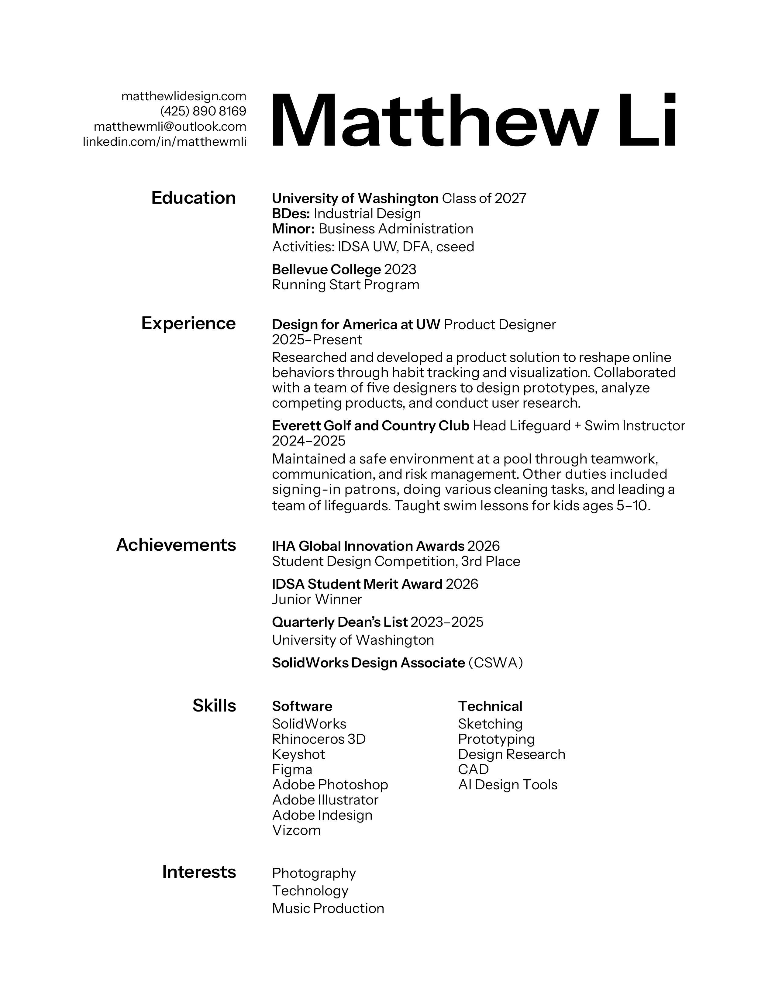 Resume