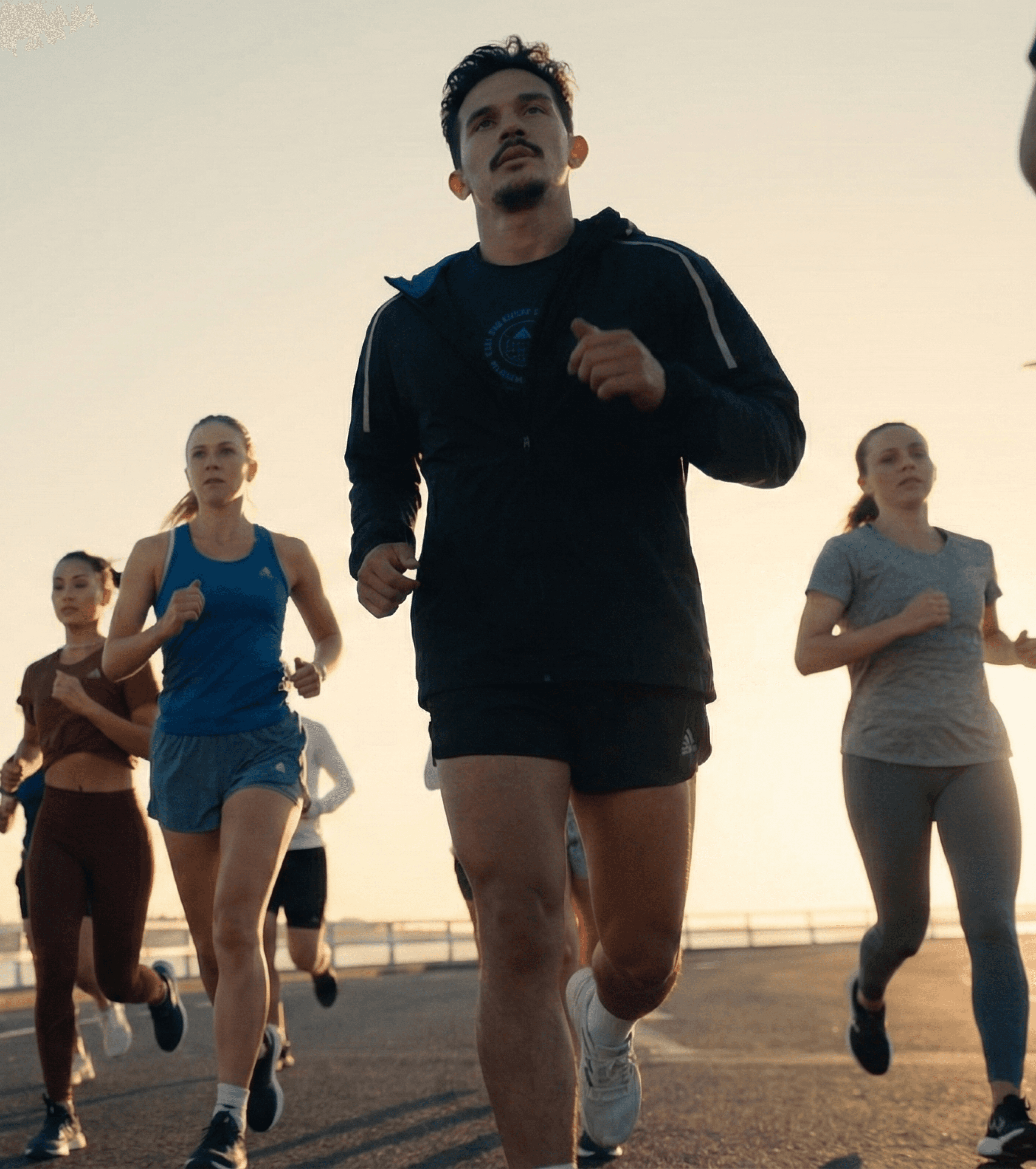 Runners running the Pace Race