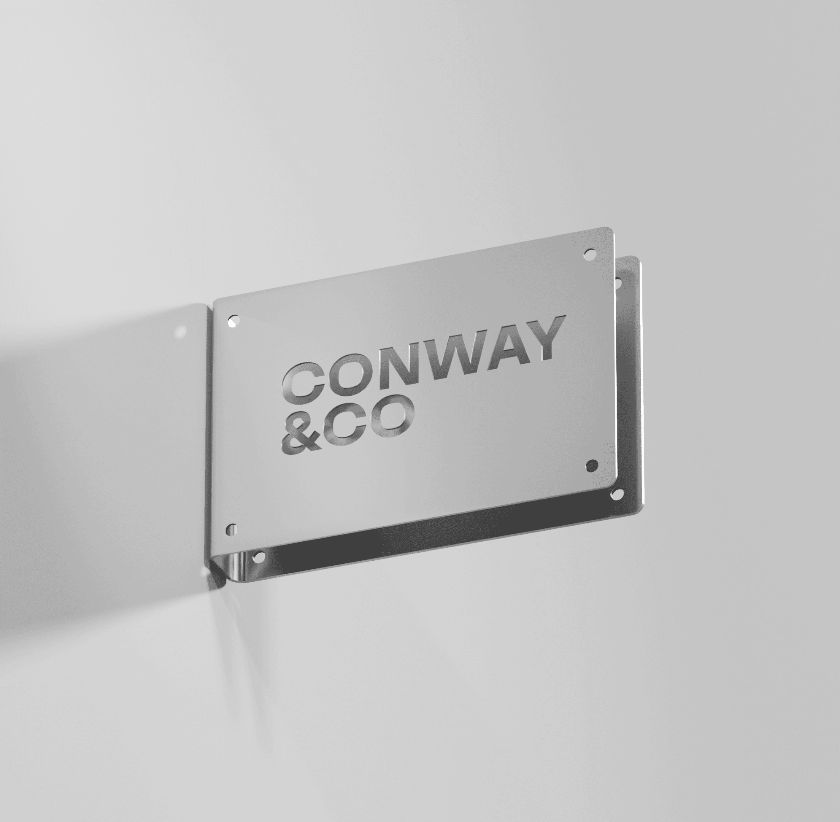 Conway & Co logo mockup by analogue agancy