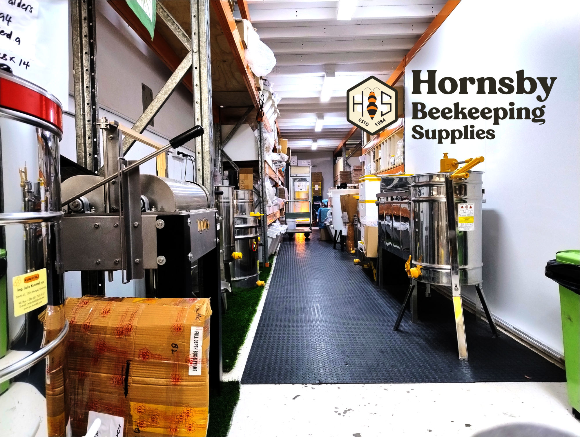 Hornsby Beekeeping Supplies Shelf Hex