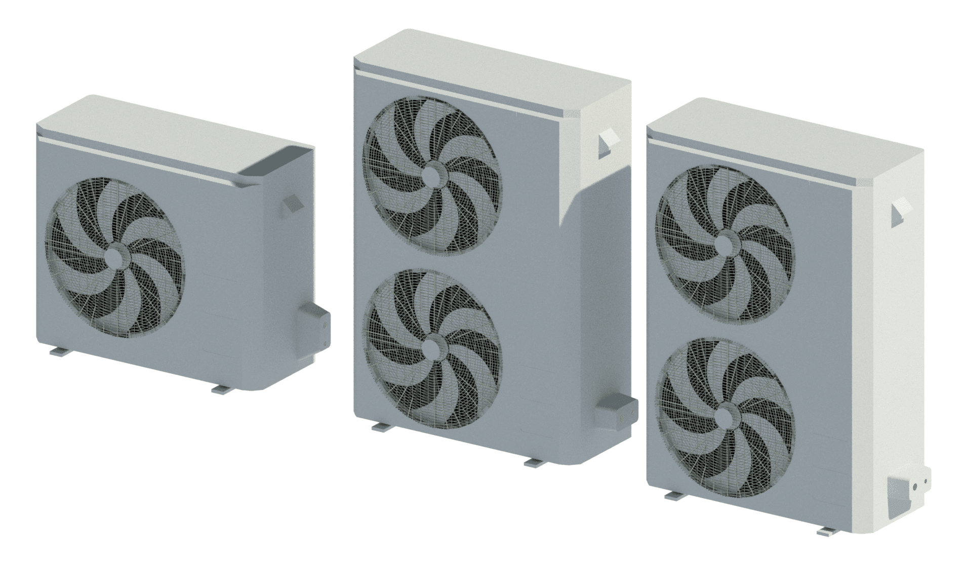 Render showing fan material created from custom texture images.