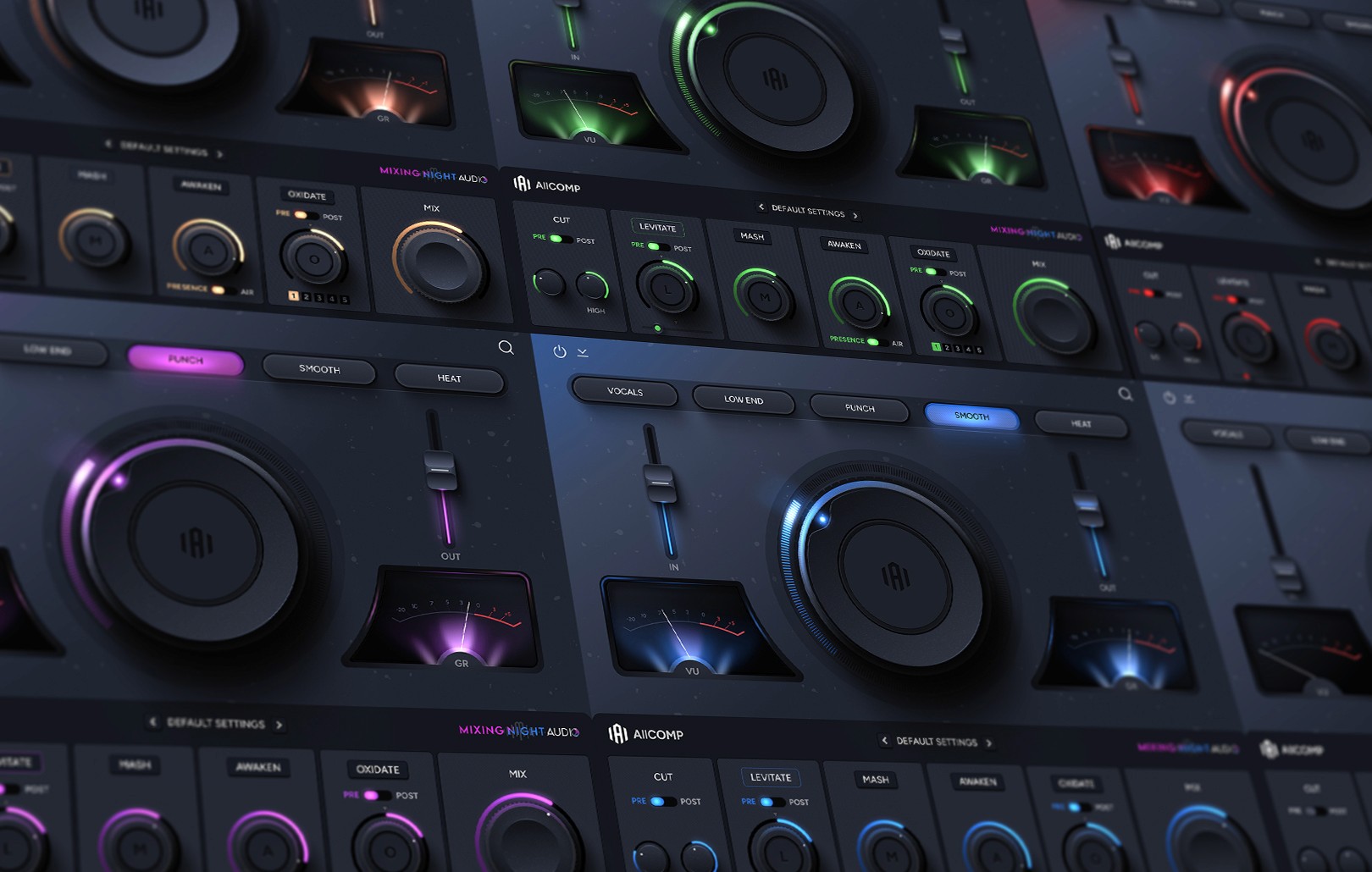 Audio design ALLCOMP all screens