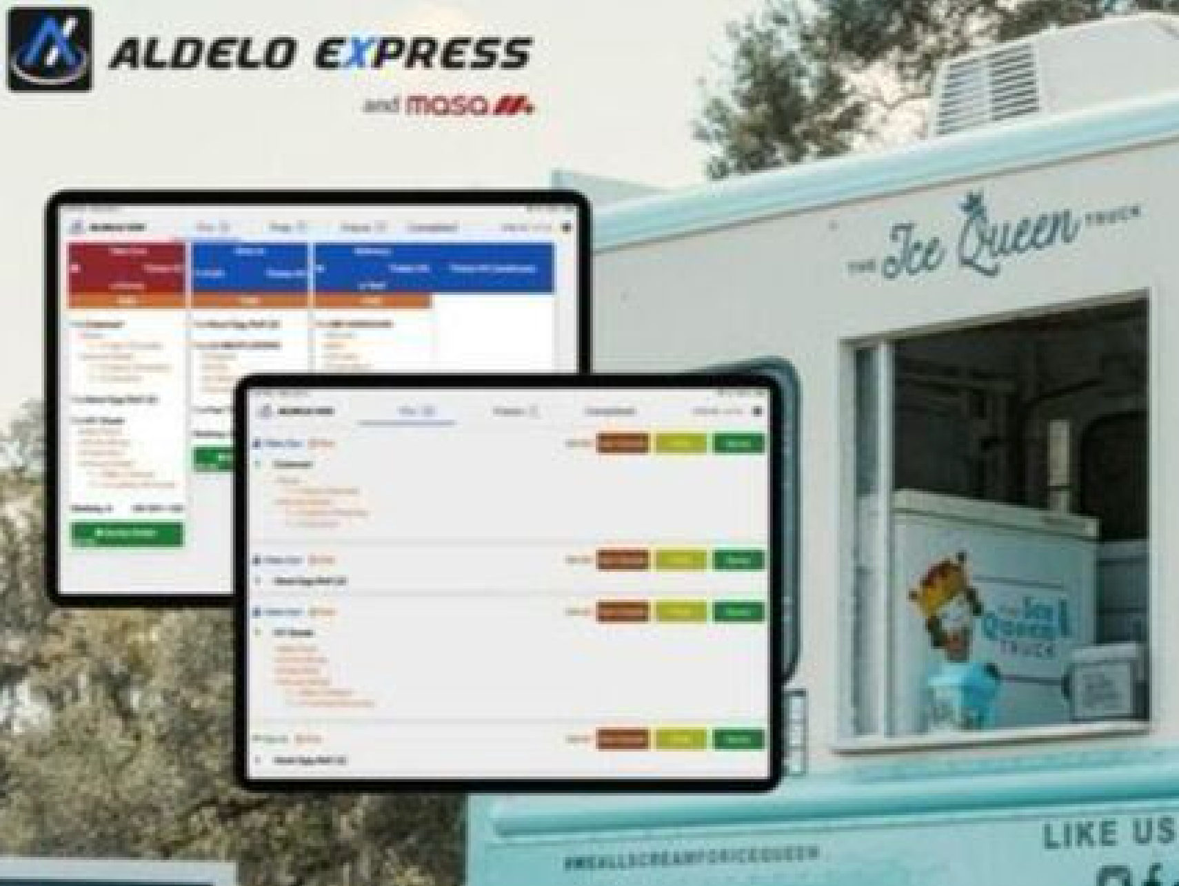 Aldelo ePay female clerk uses it at the front desk.