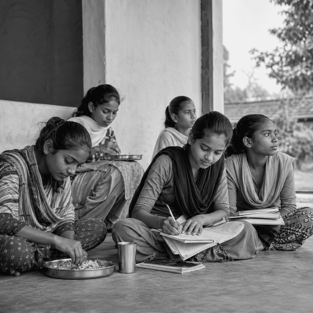 a group of people posing for the camera