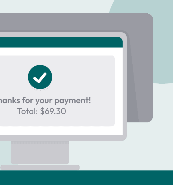 dual touch screen for customer and cashier