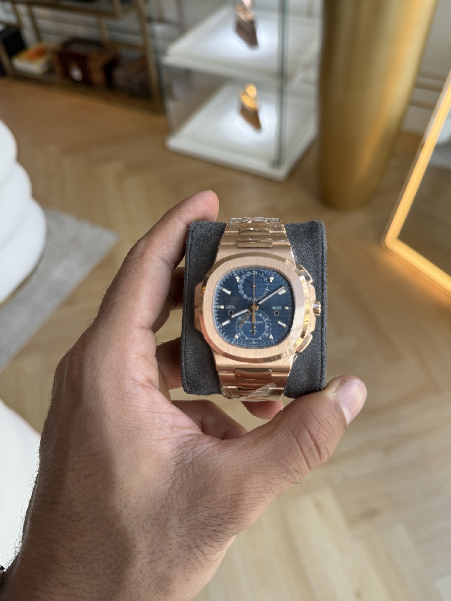 Patek Philippe Nautilus Travel Time Chronograph 5990/1R-001