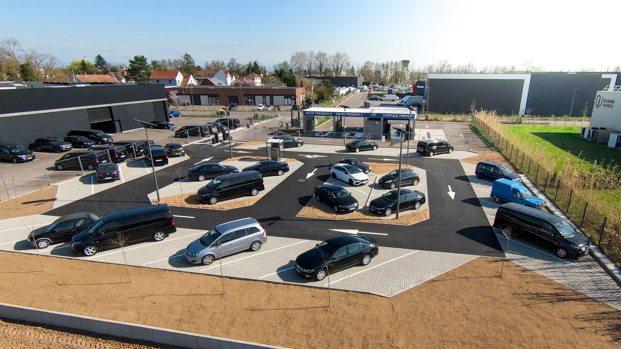 Parking longue durée aéroport Strasbourg Leon Car Park