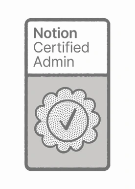 Badge Notion Certified Admin (en cours)