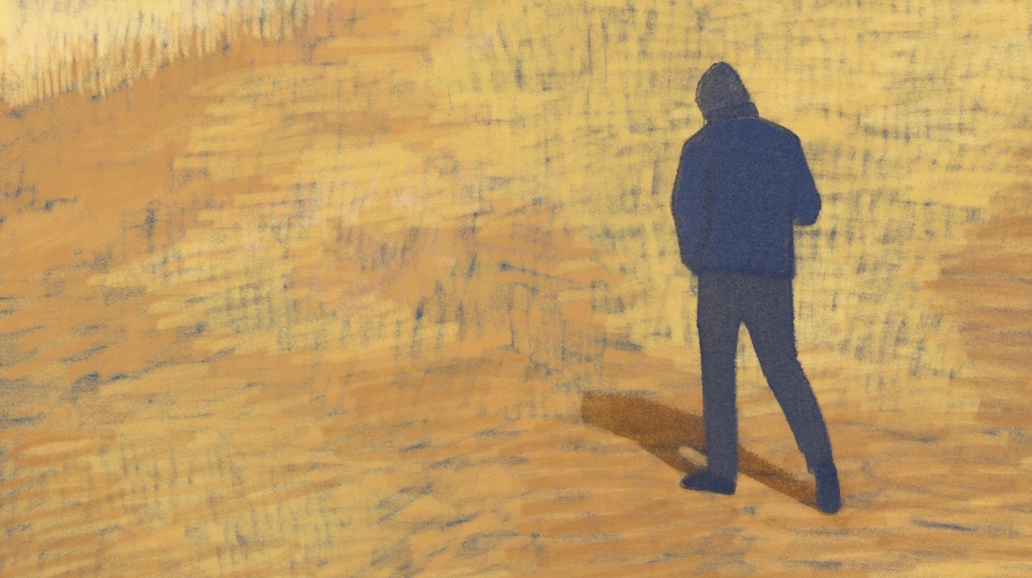 Detail of "Somewhere" — digital illustration by Katarzyna Księżopolska