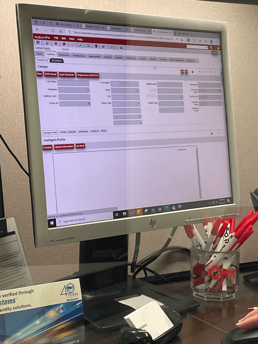 Legacy system in branch