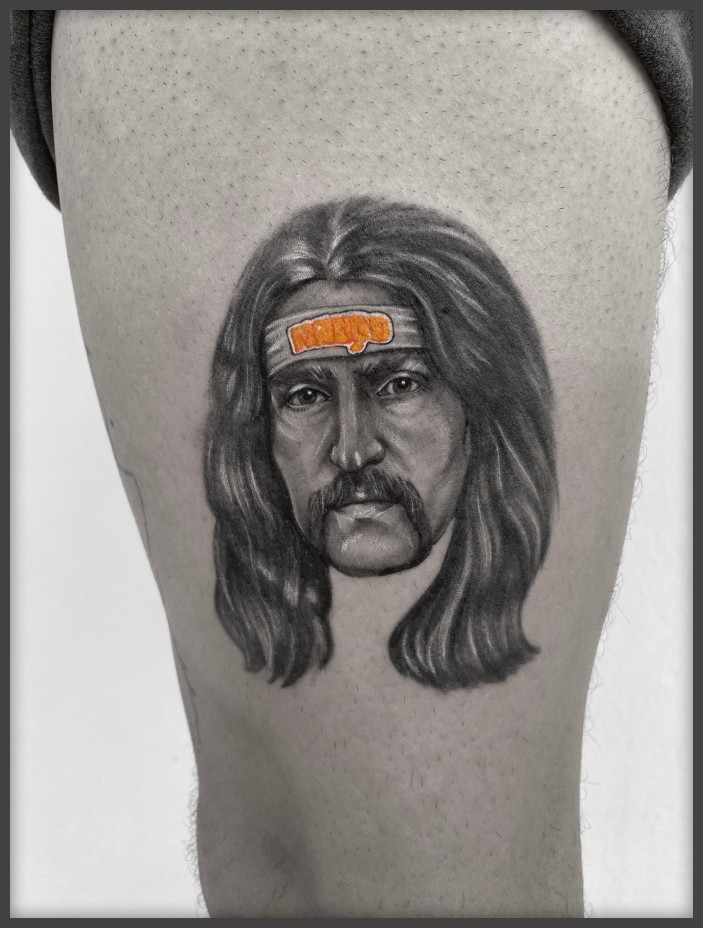 Tattoo work by a Kafka INK artist
