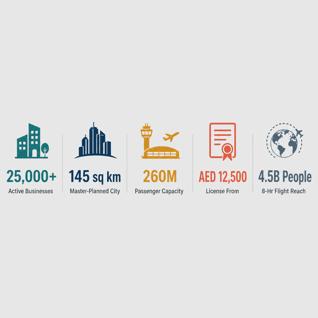 Infographic: Dubai South Free Zone Benefits: Why Businesses Choose to Set Up Here
