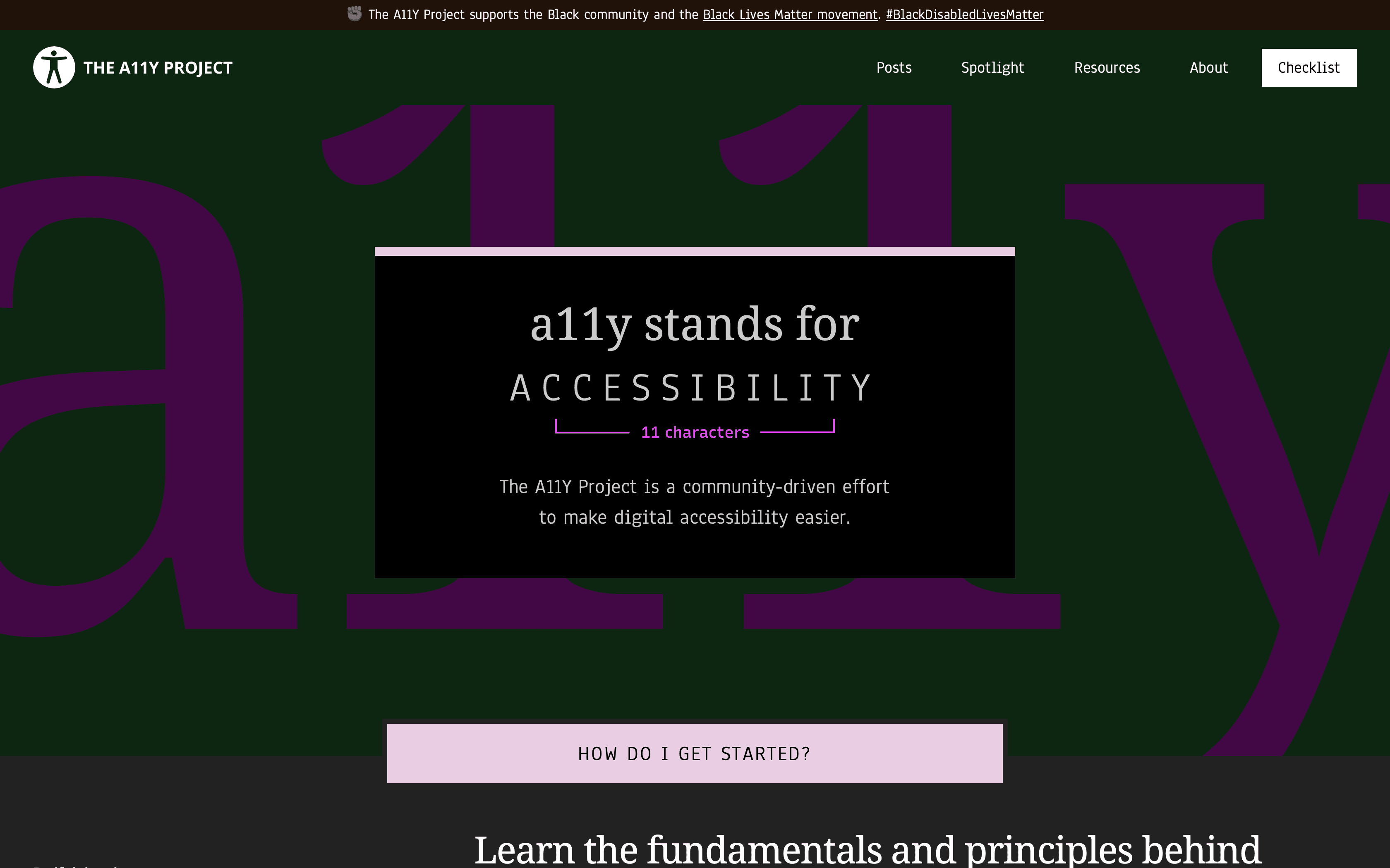 The A11Y Project Thumb