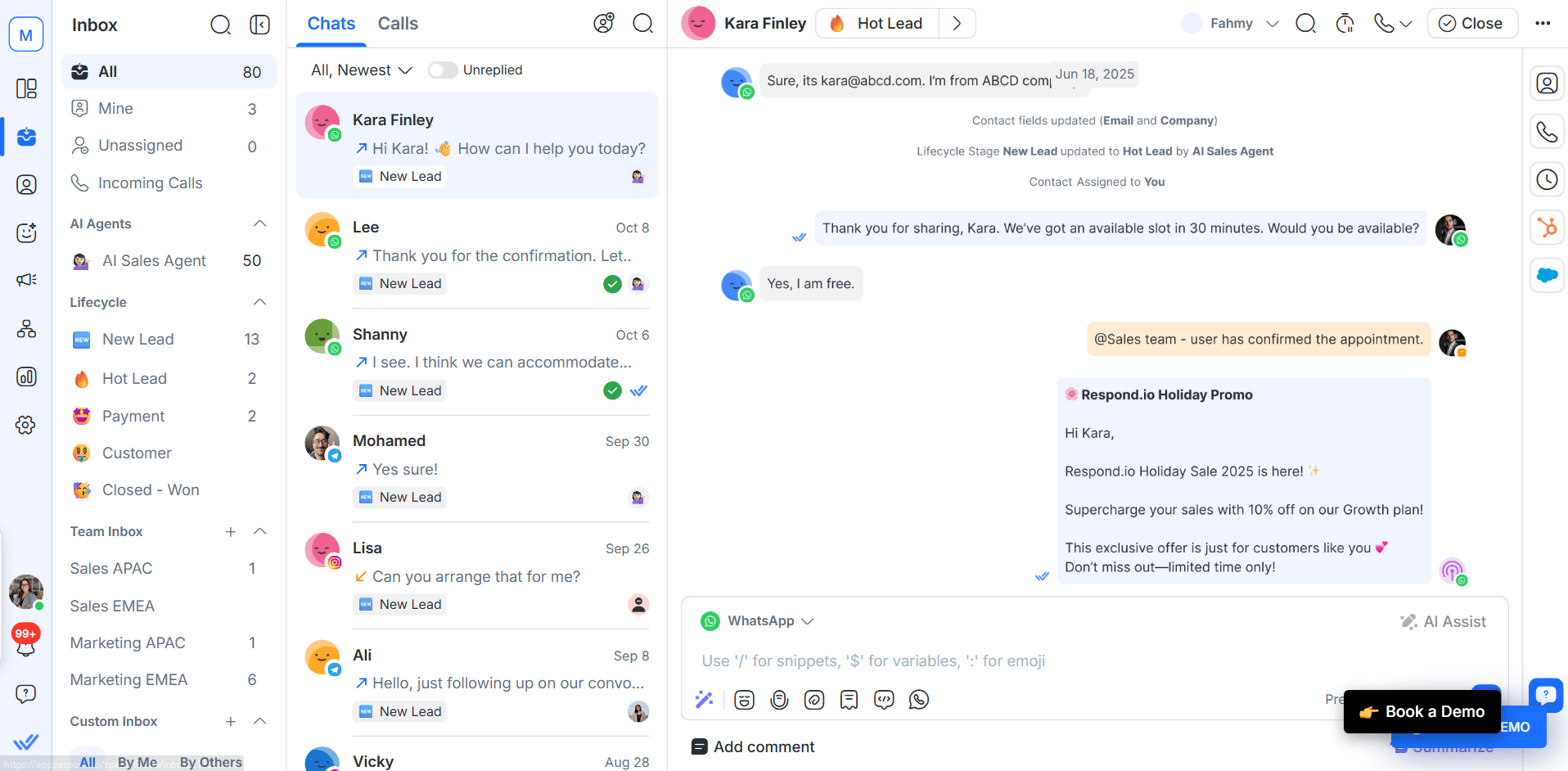 An image of Dreelio's dashboard