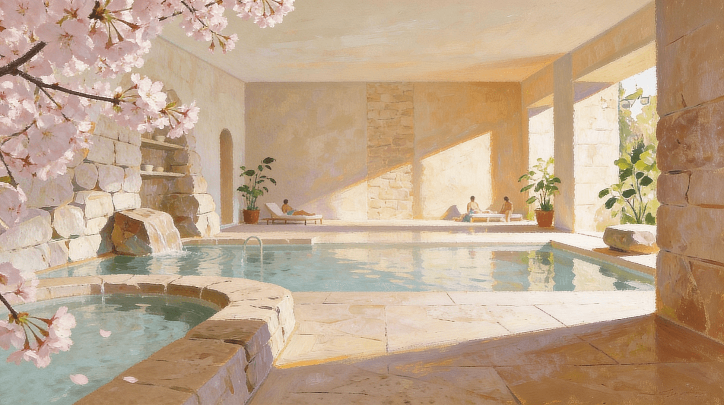 Hand stacking wooden blocks with icons representing employee benefits including insurance, family coverage, housing, savings, health, and auto benefits