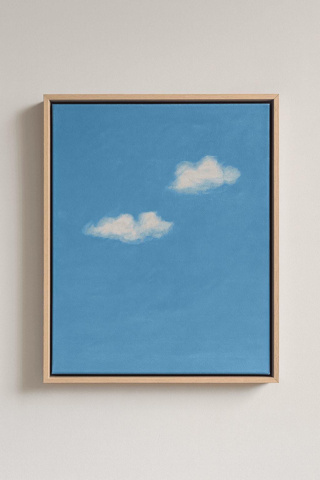 Blue sky with white clouds