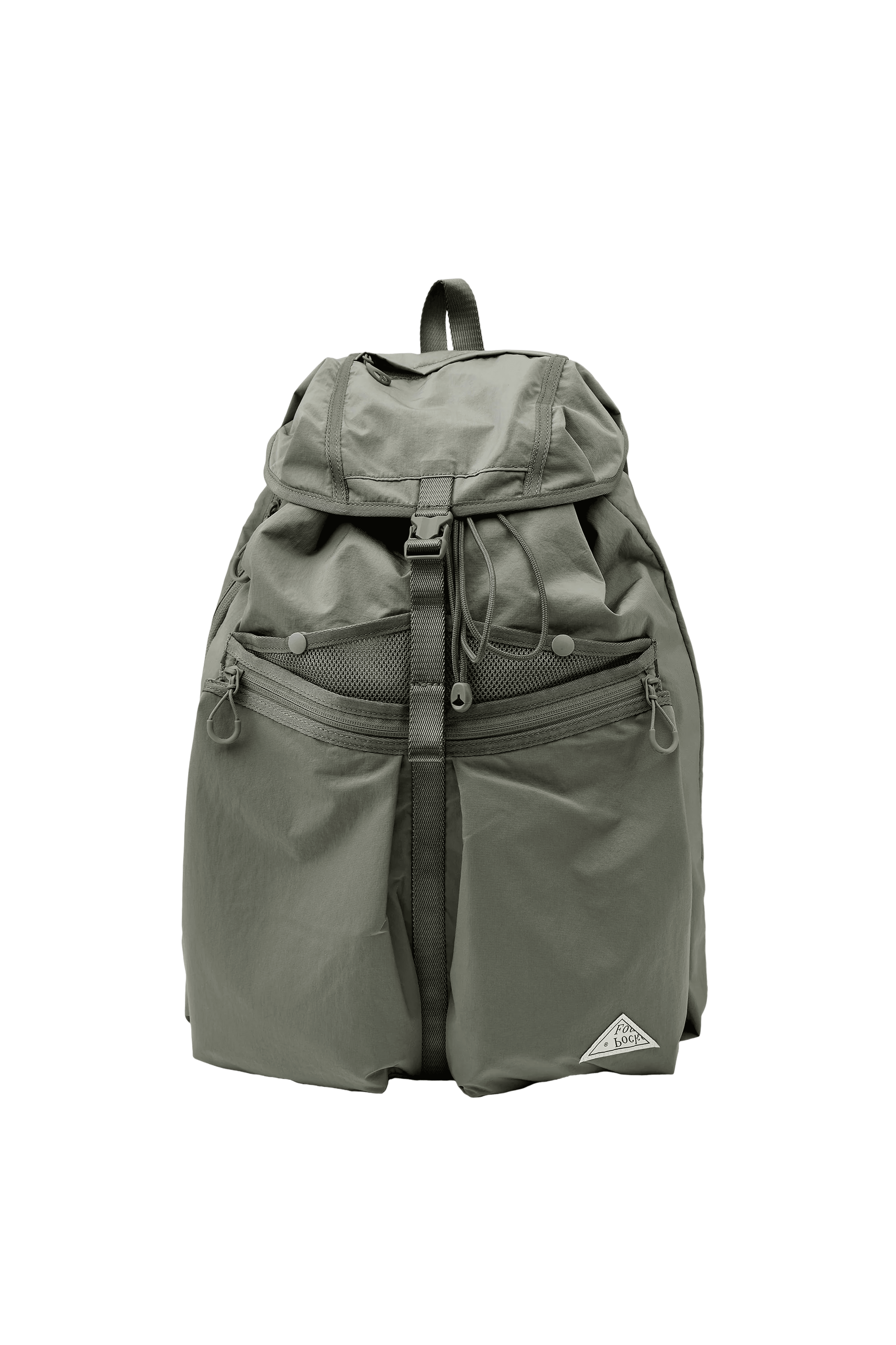 full shot image of a green backpack