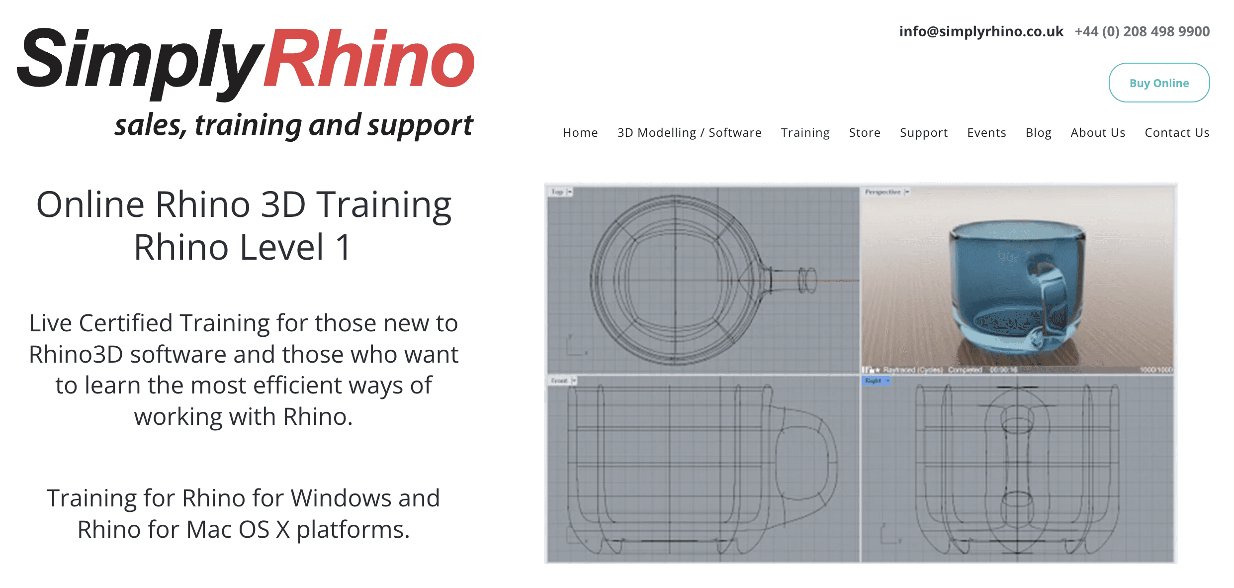 Simply Rhino’s Level 1 and Level 2 courses are primarily taught through live online sessions, making things more interactive and giving you the opportunity to seek clarification or ask questions.