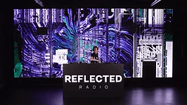 Toni Ba performing with Antonia Angel’s live visuals for Reflected Radio 016